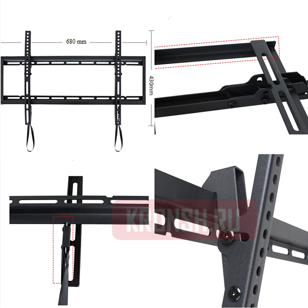 Кронштейн для телевизора ARTKRON Tilt-600 TRES