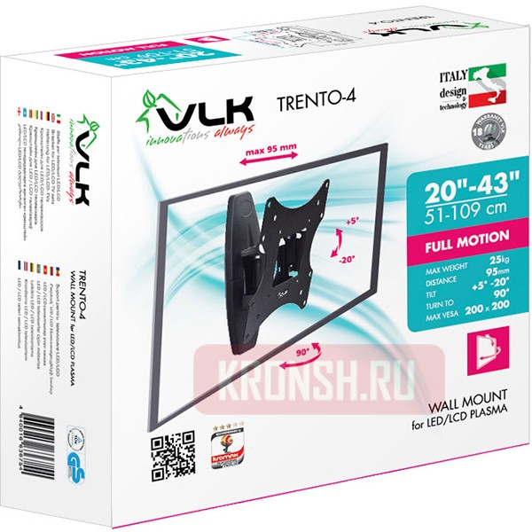 кронштейн для телевизора VLK Trento-4