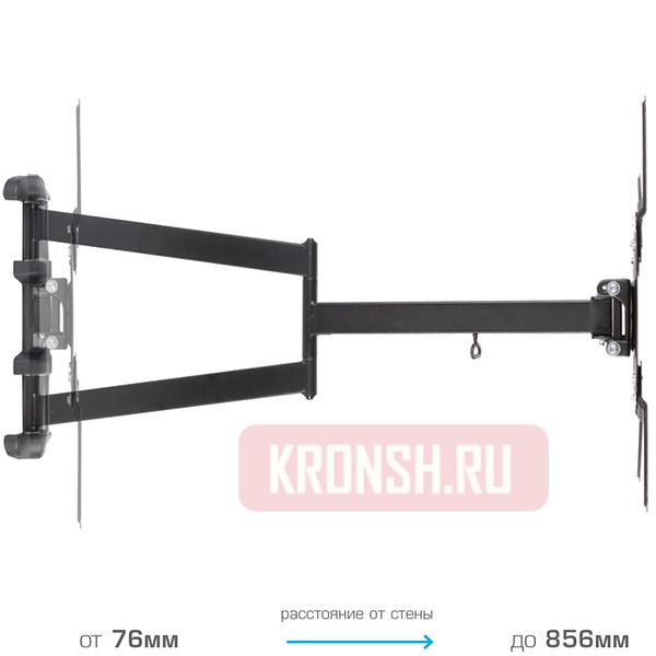 Кронштейн для телевизора VLK Trento-19 (чёрный)  