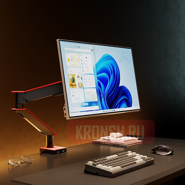 Кронштейн для монитора Uniteki FMGT101RDR (чёрный)