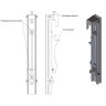 Распорный кронштейн ARTKRON VWBS-F41