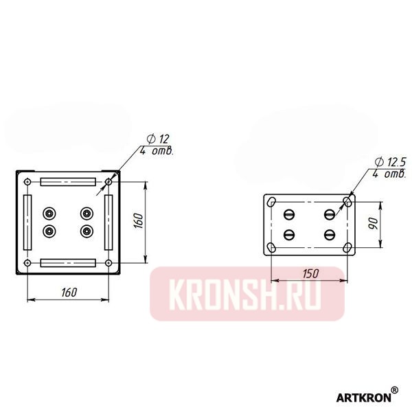 Распорный кронштейн ARTKRON VWBS-F41