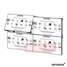 Настенный каркас для видеостены ARTKRON VWBW-F22