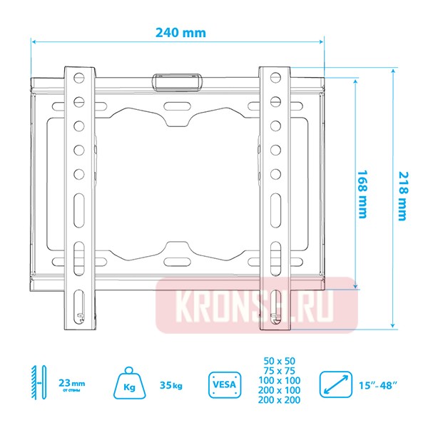 Кронштейн для телевизора Tuarex Olimp-115