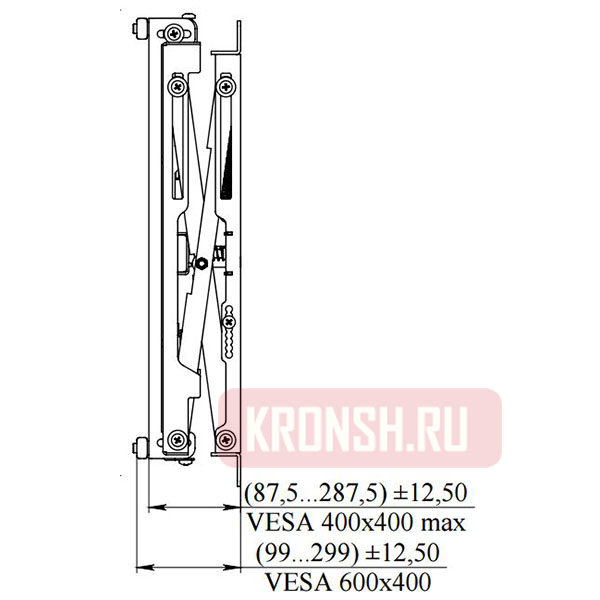 Кронштейн ARTKRON VWBW-PP1