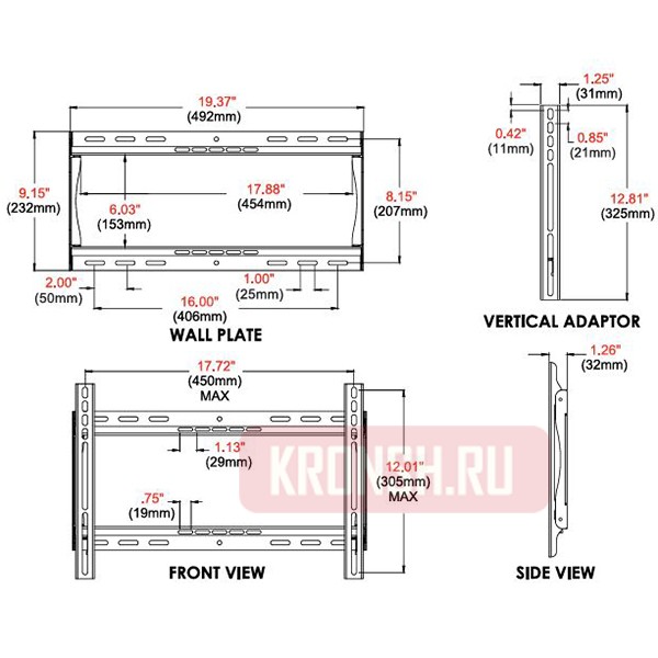 Кронштейн Peerless-AV PF640P 