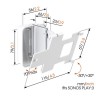 кронштейн для акустики Vogels SOUND 4203 (белый) 