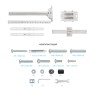 потолочный кронштейн Arm-Media LCD-1800 (белый)