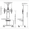 Мобильный стенд Onkron TS1881 (чёрный) 