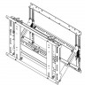 Настенный каркас для видеостены ARTKRON VWBW-P53