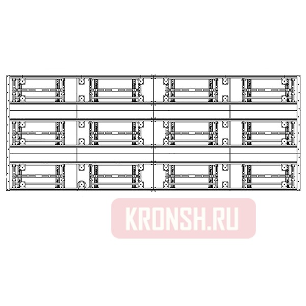 Настенный каркас для видеостены ARTKRON VWBW-P53