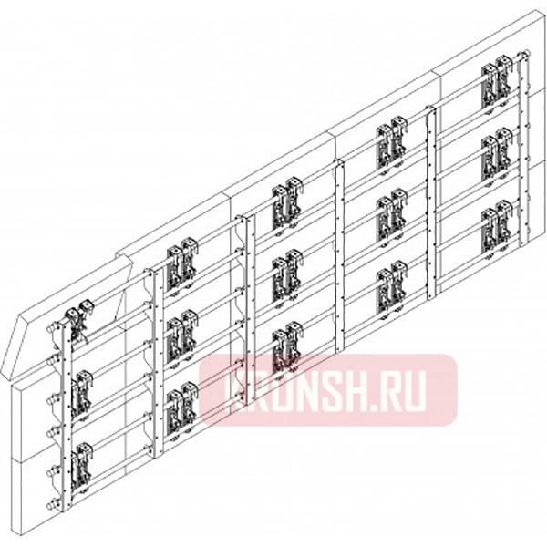 Настенный каркас для видеостены ARTKRON VWBW-P53