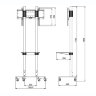 Стенд для телевизора ARTKRON PMW-52M (чёрный)