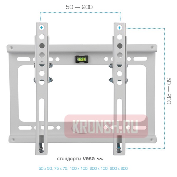 Кронштейн для телевизора Kromax Ideal-6W (белый)