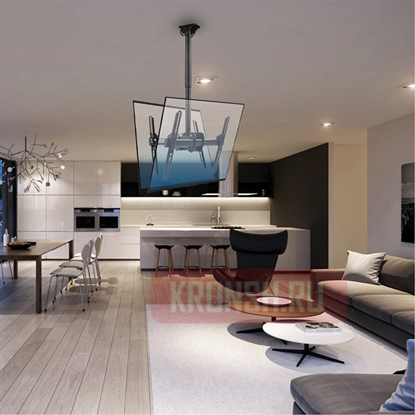 кронштейн для двух телевизоров Arm-Media LCD-1850 (черный)  