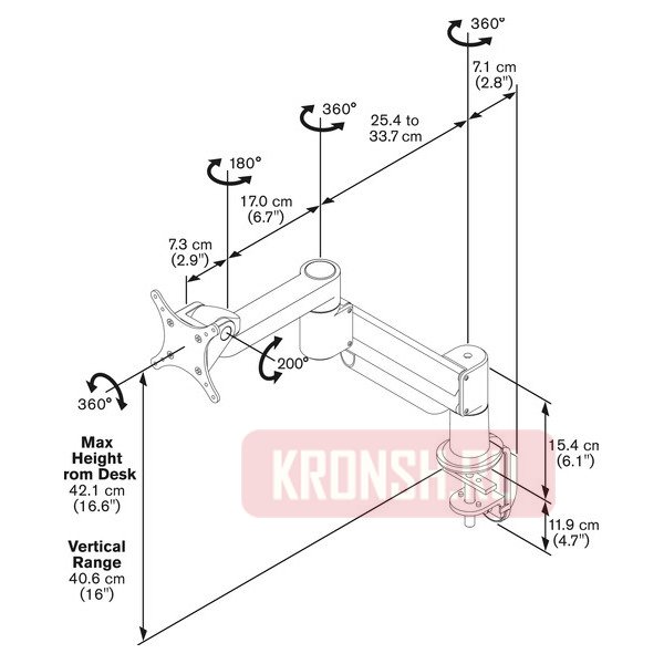 Кронштейн для монитора Vogels PFD 8543