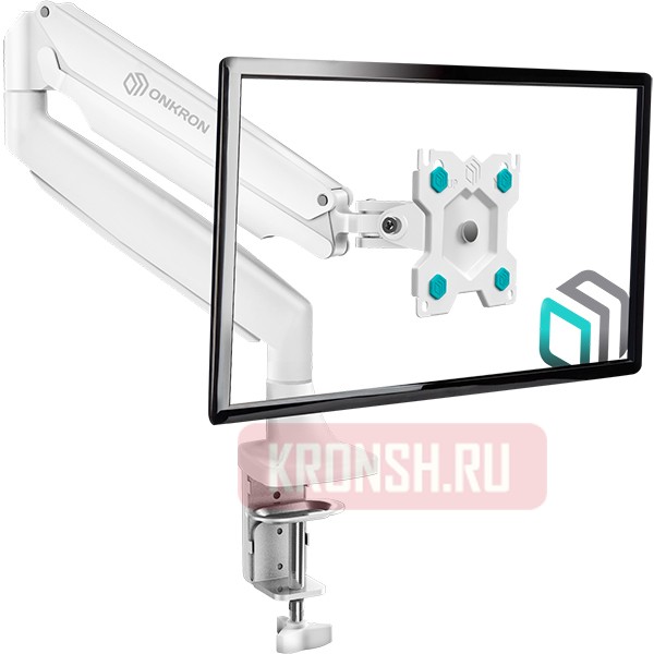 Кронштейн для монитора Onkron G100 (белый)  