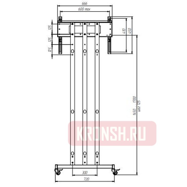 Cтойка ARTKRON PMW 65-M