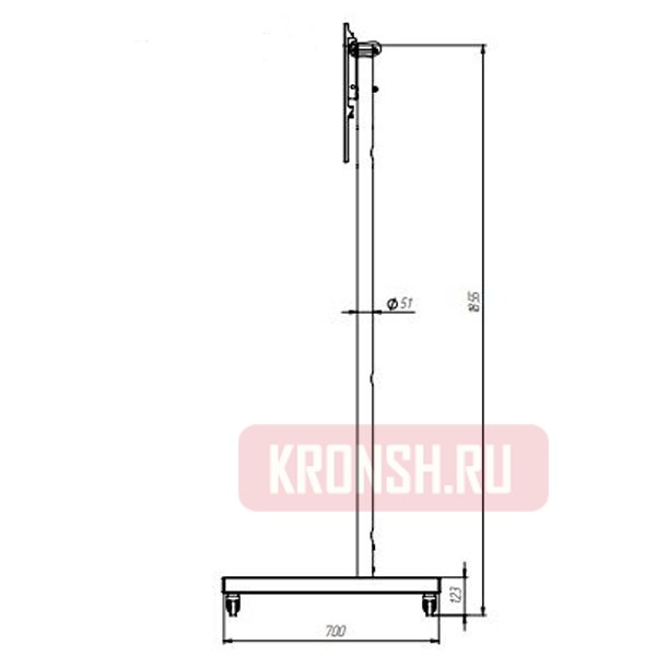 Cтойка ARTKRON PMW 65-M