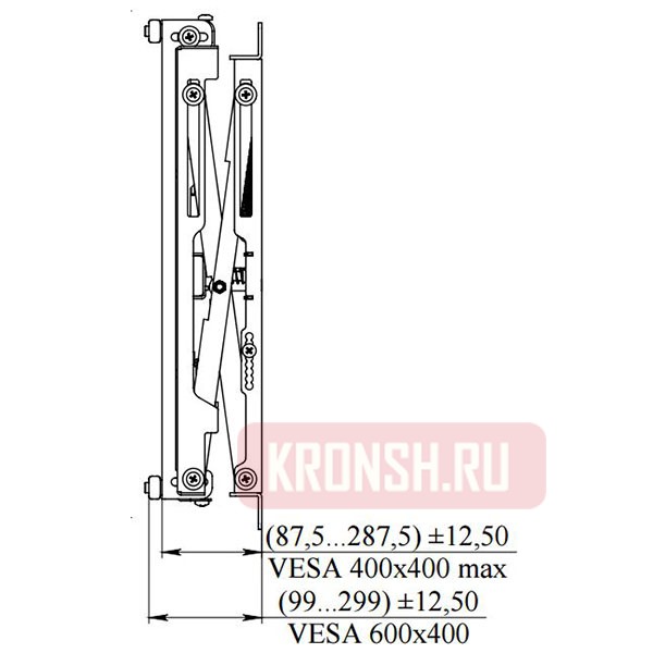 Кронштейн ARTKRON VWBW-PL1