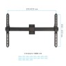 кронштейн для двух телевизоров Arm-Media LCD-3050 (черный)   