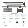 кронштейн для двух телевизоров Arm-Media LCD-3050 (черный)   