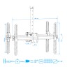 кронштейн для двух телевизоров Arm-Media LCD-3050 (черный)   