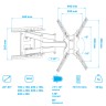 Кронштейн для телевизора VLK Trento-8 (чёрный)     