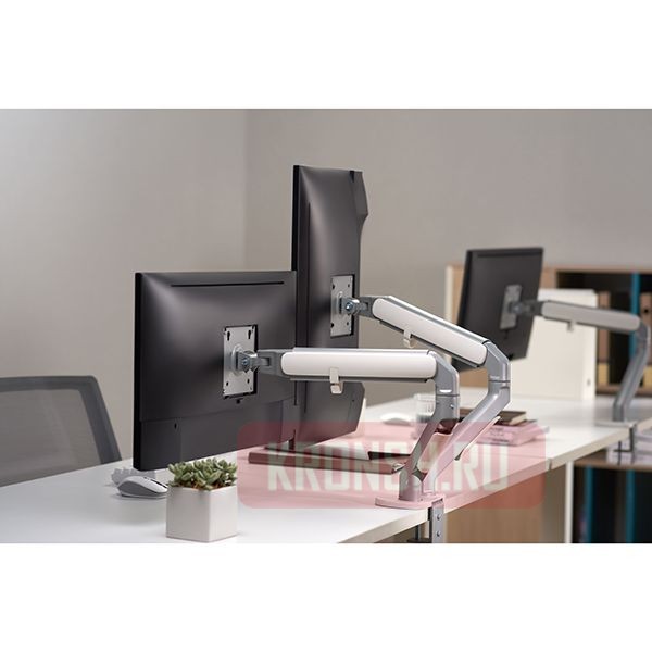 Кронштейн для мониторов Ultramounts UM735SIL (серебристый) 