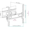 Кронштейн для телевизора VLK Trento-9 (чёрный)     