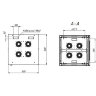 Серверный шкаф ARTKRON Fl glass 19 дюймов 22U