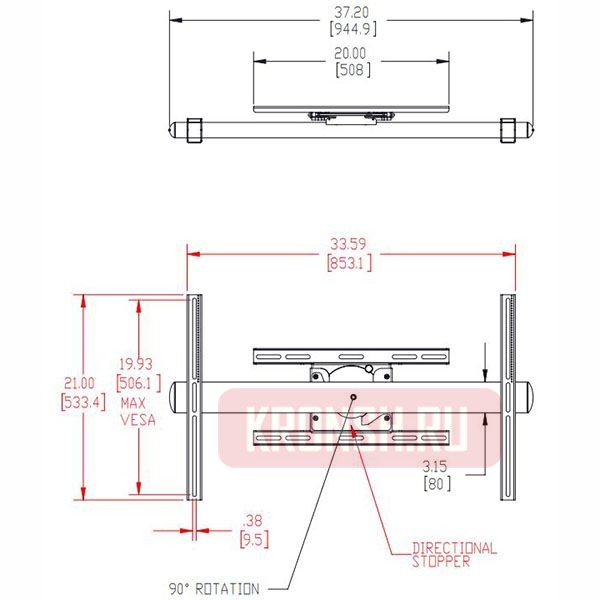 Кронштейн для телевизора Vogels PFW 6858