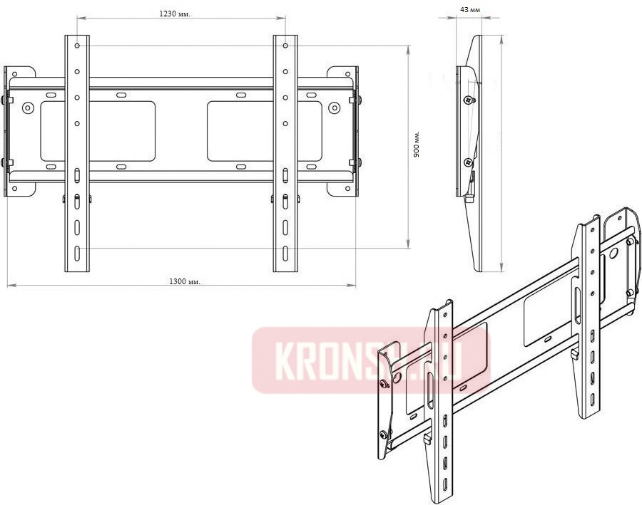 кронштейн для телевизора samsung 85