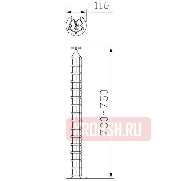 кабель-канал EGC EGW-100