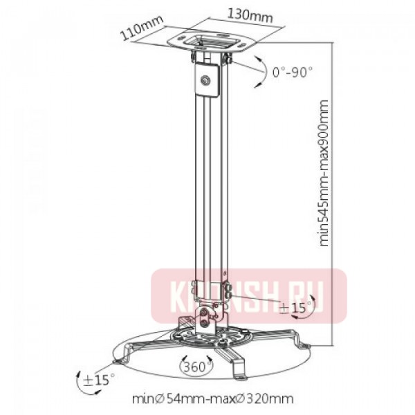 iTECHmount PRB-08 (чёрный)