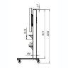 Стенд для двух панелей ARTKRON Double 5570 (чёрный)