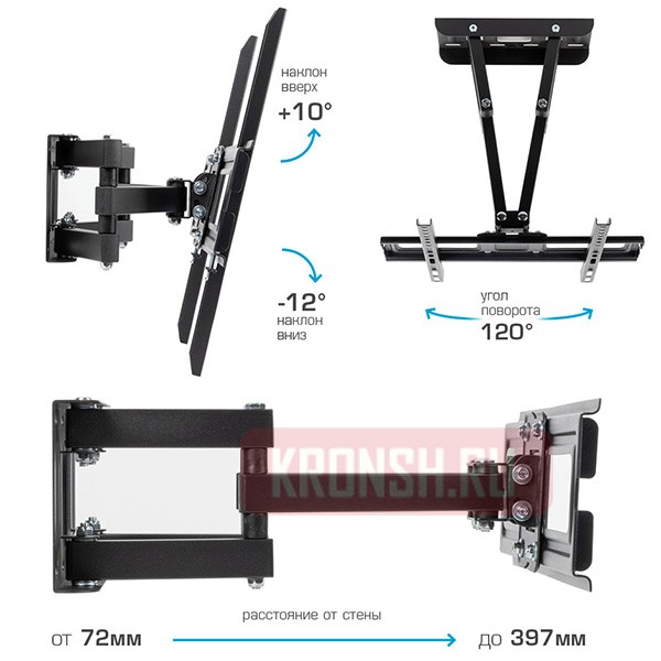Кронштейн для телевизора Tuarex Olimp-406