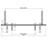 Крепление ARTKRON Sound Bar-3550
