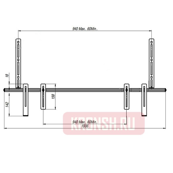 Крепление ARTKRON Sound Bar-3550