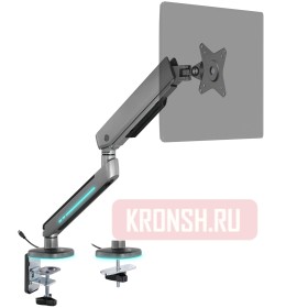Кронштейн для монитора Unieki FMGT19RGBGL (серебристый)