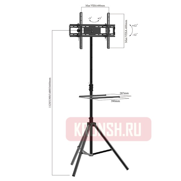 Штатив для телевизора Arm-Media TR-Stand-2