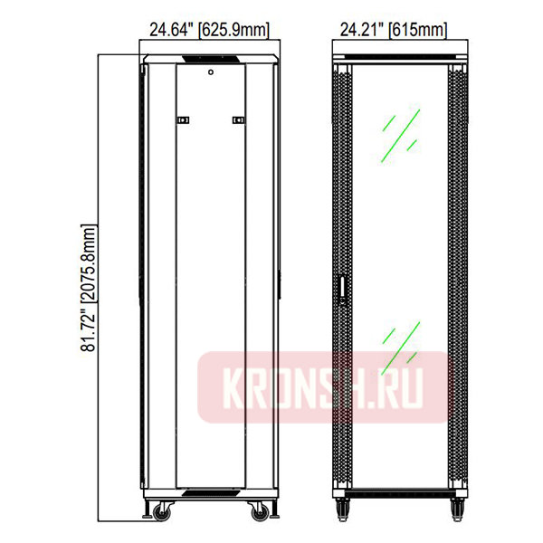 Серверный шкаф Wize Pro RE42RU/W42UR