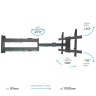 Кронштейн для телевизора Kromax Dix-30 (чёрный)
