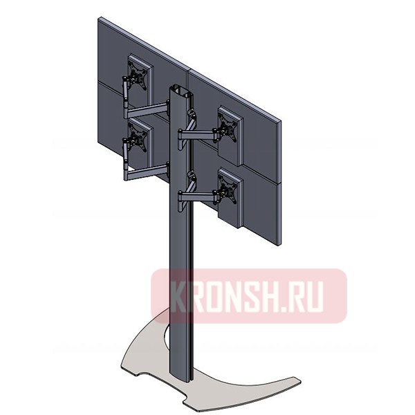 стенд для 4-мониторов ALG 422