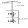 Потолочный кронштейн ARTKRON Duplex KL-50