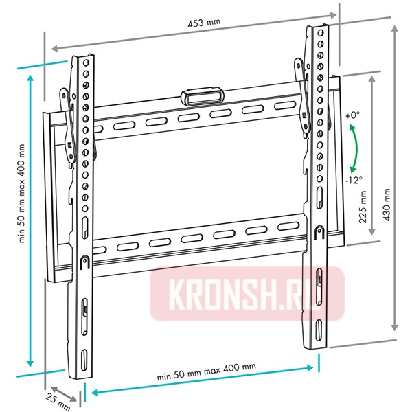Кронштейн для телевизора VLK Trento-34