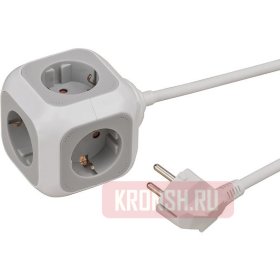 Удлинитель Brennenstuhl (4 розетки, 1,5 м, белый), 1150090