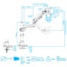 Кронштейн для монитора VLK Trento-94
