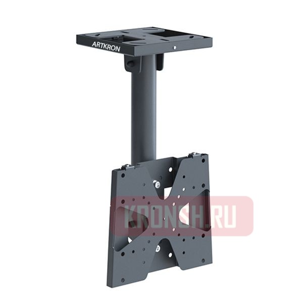 Кронштейн ARTKRON​ DNT-20 (600-1000 мм, чёрный, с фланцем) 