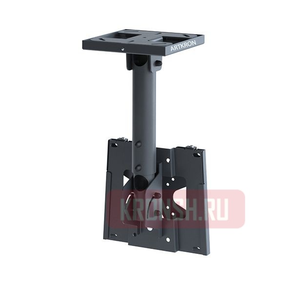 Кронштейн ARTKRON​ DNT-20 (600-1000 мм, чёрный, с фланцем) 